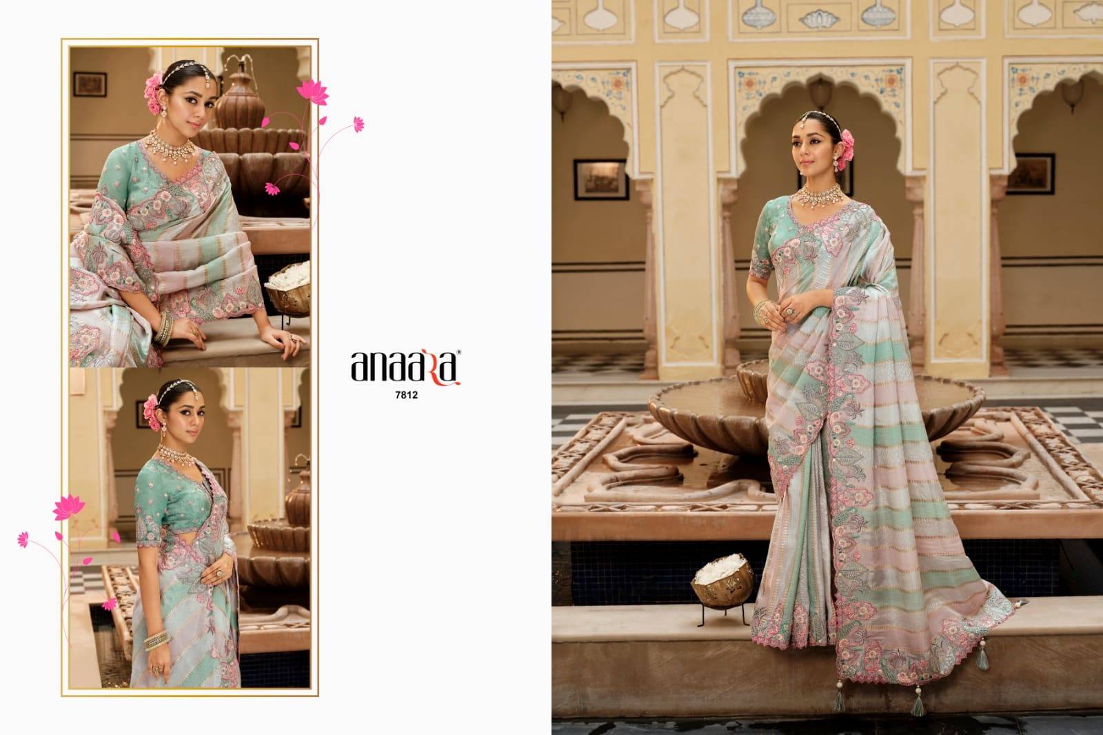 Anaara 7801 Series By Tathastu 7801 To 7812 Series Indian Traditional Bridal Wear Collection Beautiful Stylish Fancy Colorful Party Wear & Occasional Wear Silk Sarees At Wholesale Price
